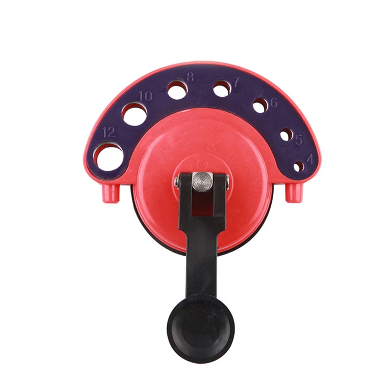 

NEW-4-12mm Hole Punch Locator, Tile Glass Locator, Diamond Opening Locating Guide, Drill Guide, Suction Cup with Vacuum Base