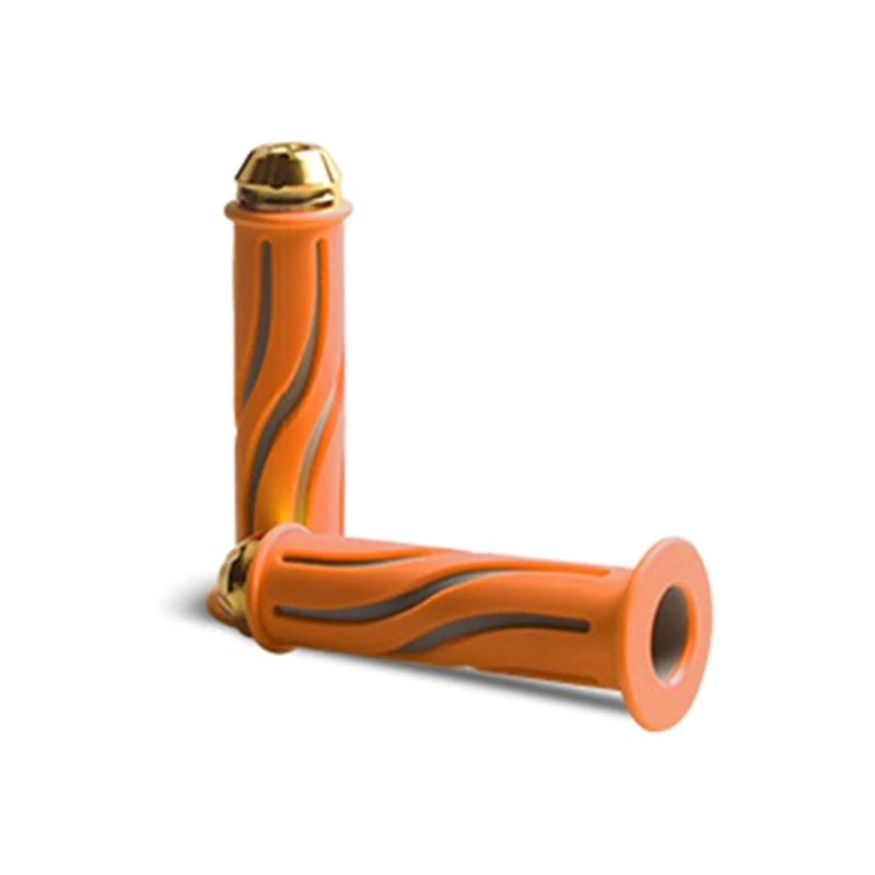 For Motorbcycle Pit Dirt-Bike Grip Non Slip Rubber Bar End Thrusters Lock-on Grip Motorcross Comfort Hand Handlebar Grip B36B