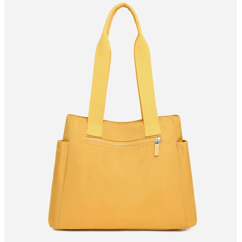 Women Large Capacity Shoulder Bags Waterproof Nylon Shopping Handbags and Purses Female Retro Tote Bags Sac A Main Femme