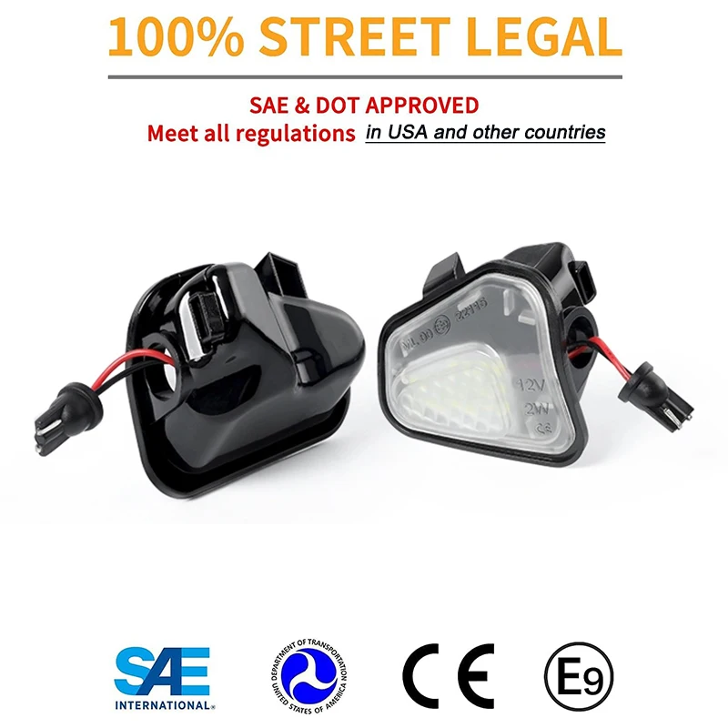 2 шт. светодиодные лампы под зеркалом приветствия для VW Passat CC Beetle Jetta Vento Scirocco EOS