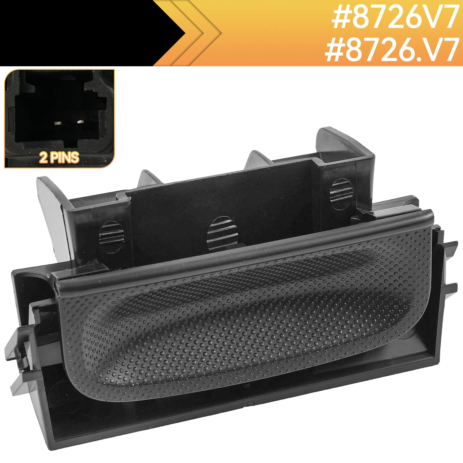 

Ручка управления открытием багажника + круглый переключатель для Citroen C4 Picasso Grand Picasso 2006-2013 8726V7 6554ZZ 8726.V7