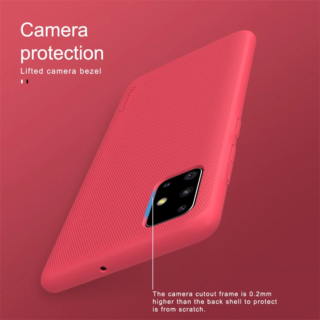 For Samsung Galaxy A51 A71 A31 A01 A11 A41 Case Nillkin Super Frosted Shield Hard PC Back Cover protector Case For Samsung A51