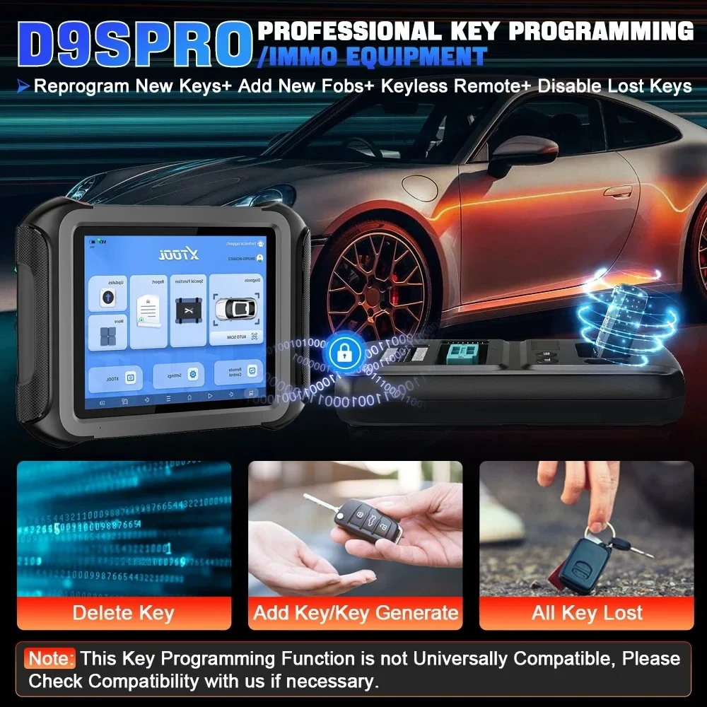 XTOOL D9SPRO WIFI диагностический инструмент топология картографирование ECU