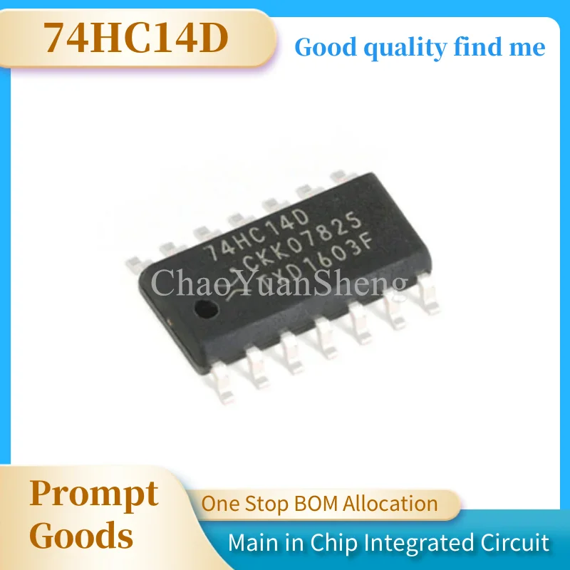 1 шт. 74HC14D SOP14 74HC14 SOP SN74HC14DR SN74HC14 SMD новая и оригинальная интегральная схема