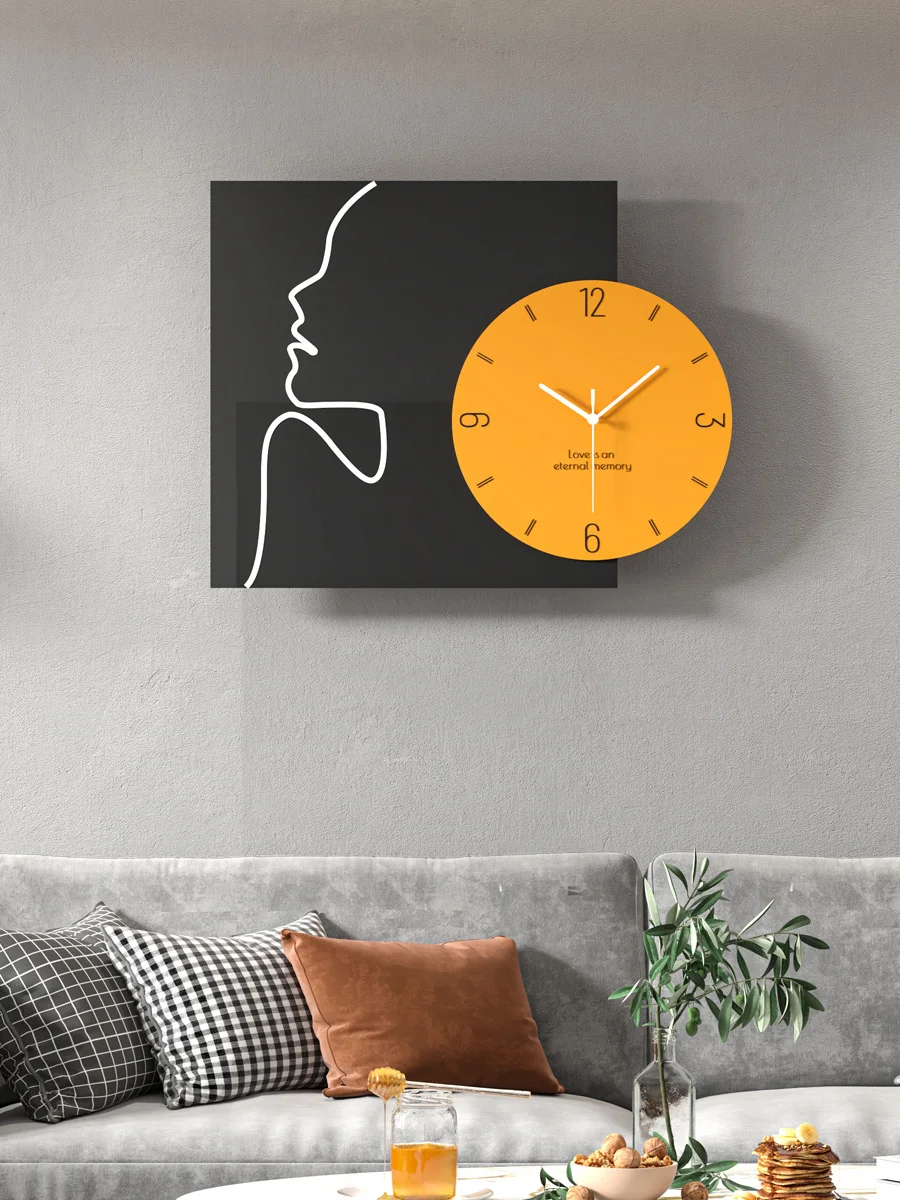 

Creative Square Wall Clocks Design Personalised Silent Large Wall Clocks Quartz Acrylic Relojes De Pared House Decorativo Zegar