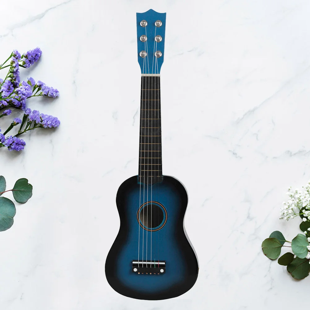 

21 Inch 6-string Music Instrument Kdis Folk Toys Classical Wooden Guitar Child Kids Musical Instruments