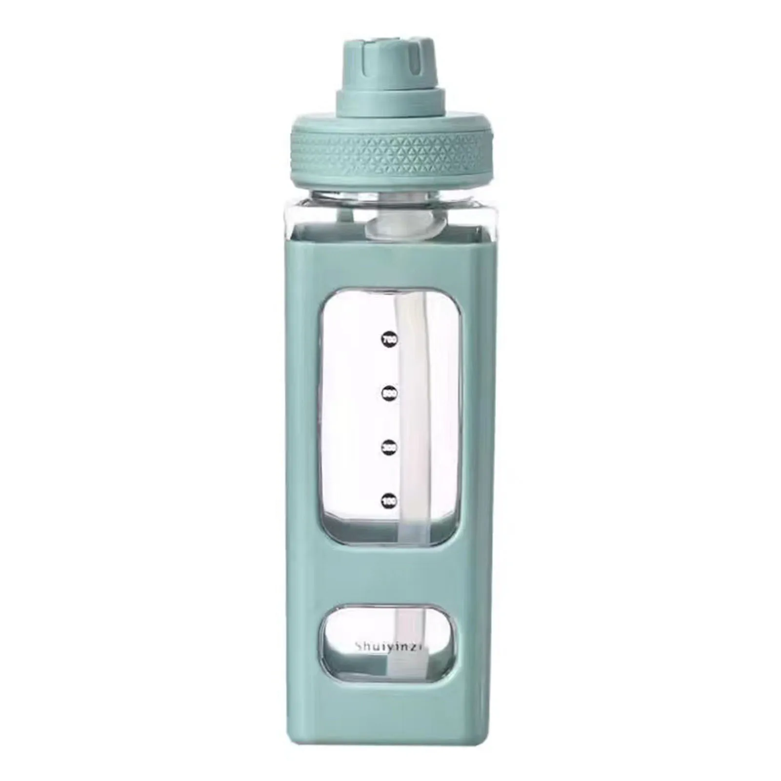 

Спортивная соломенная бутылка для воды с ручкой, безопасная и прочная бутылка для воды из материала для домашнего использования круглый год