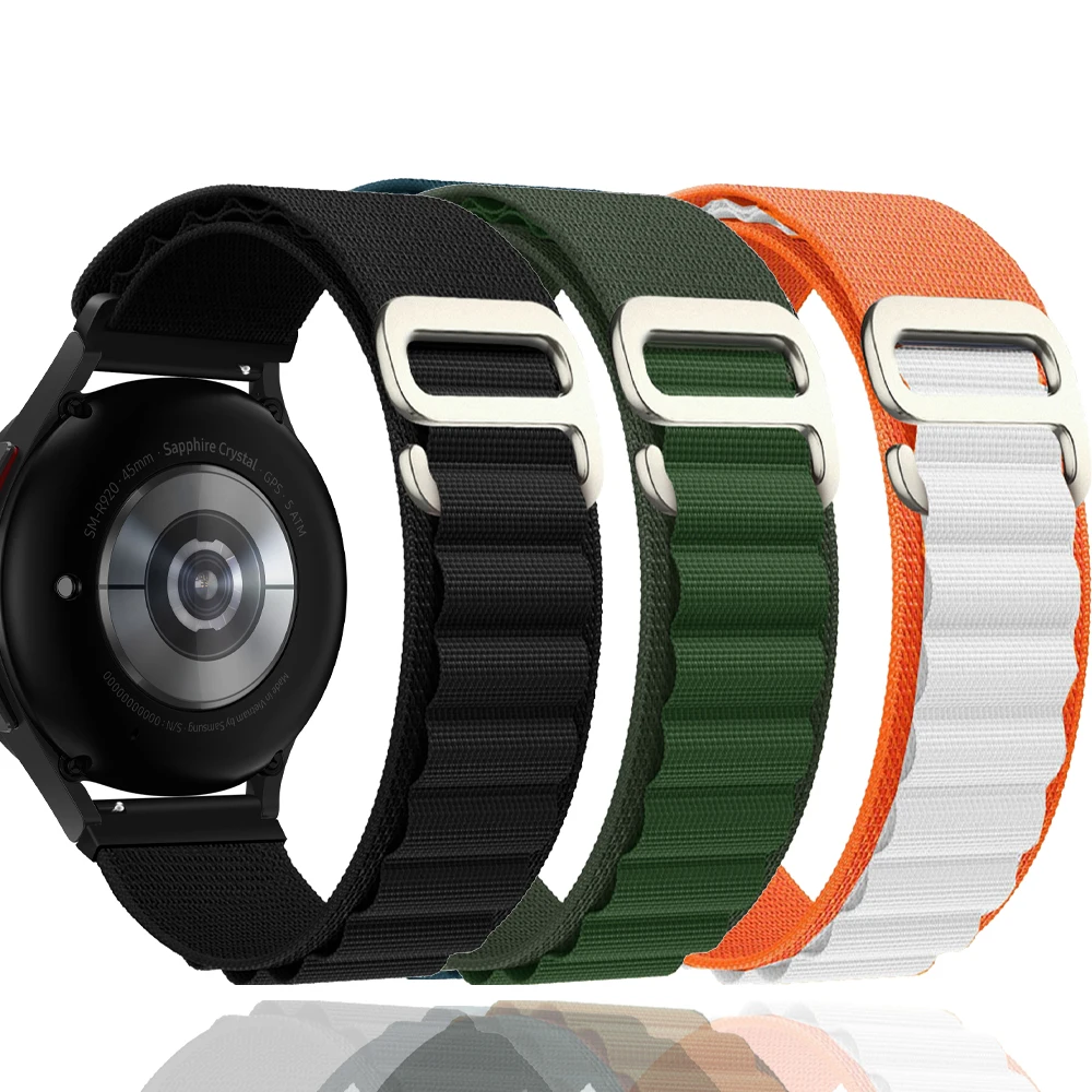 

22mm Nylon Strap For Fossil Gen 6 44mm/Gen 5 5e 44mm/Gen5 LTE 45mm Band For Fossil Gen 5 Julianna Garrett Carlyle HR Bracelet