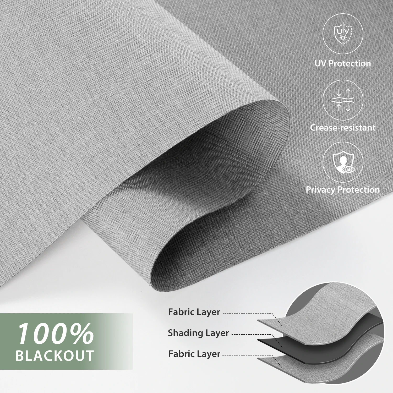 ZSHINE моторные рулонные шторы затемняющие