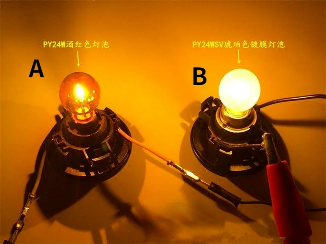 Car Turn Signal Bulb PY24WSV PY24W 12V 24W 12274 69678333 PGU20-4 Silver Steering Lamp For X5 X6 BMW 5 Series F18 |