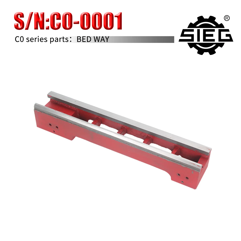 Bed Way SIEG C0-001&JET BD-3&Grizzly G0745 Baby Lathe Bed Frame Spare Parts