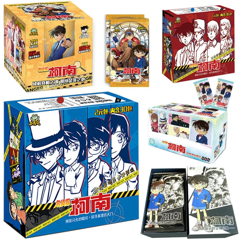 

New Anime Detective Conan Edogawa Yoshida Ayumi Kobayashi Sumiko PTR Figure Card Game Collection Anime Cards Kids Toy Gifts