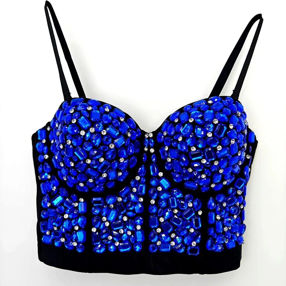 Женский корсет со стразами