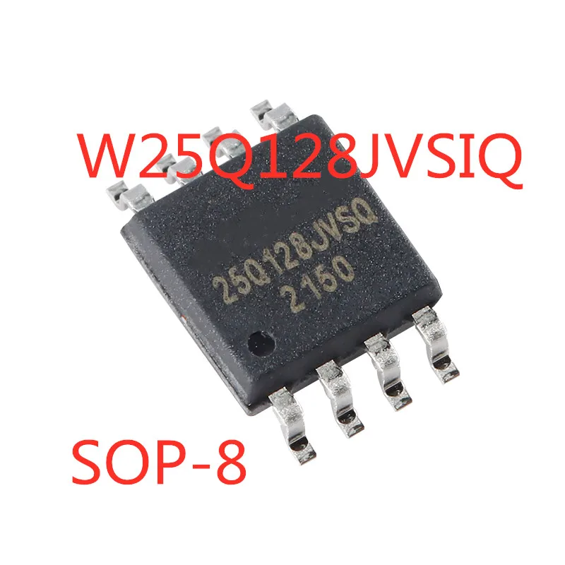 

5PCS/LOT 100% Quality W25Q128JVSIQ W25Q128JVSQ 25Q128JVSQ 25Q128 SOP-8 SMD 128Mbit 16M memory IC chip In Stock New Original