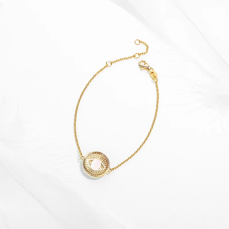 TONGZHE стерлингового серебра 925 пробы браслет-подвеска с цирконием CZ радужная эмаль