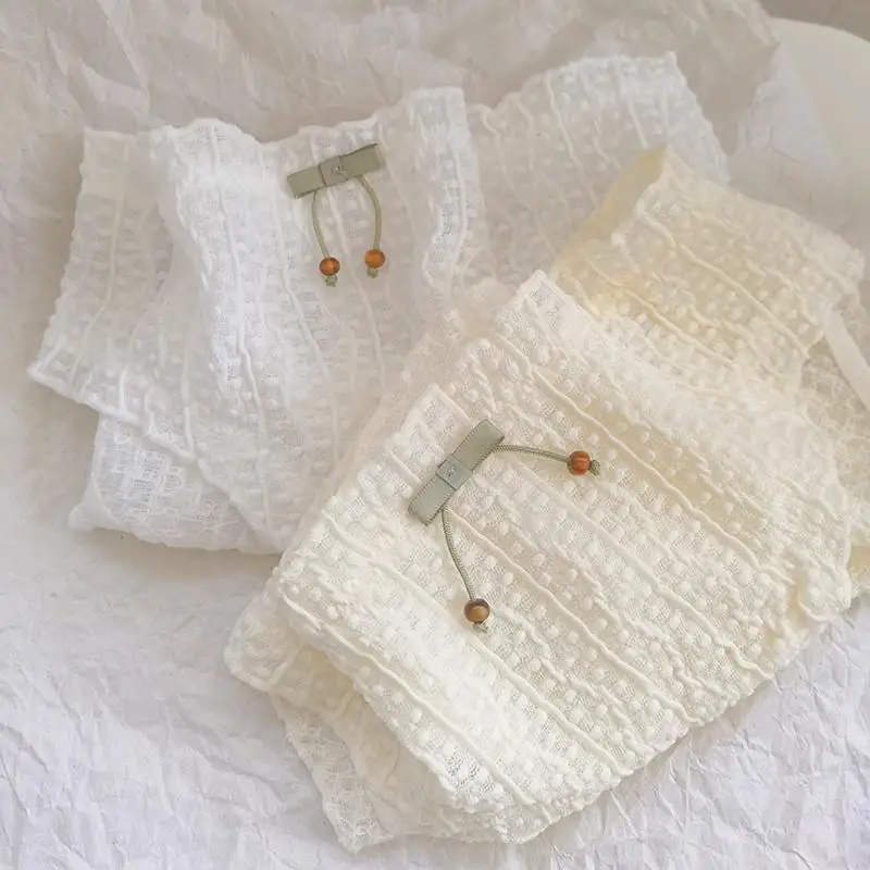 

Soft Lingerie Transparent Women Underwear Sexy Lace Panties for Woman Mid Waist Cute Underpants Female Breathable Seamless Sweet