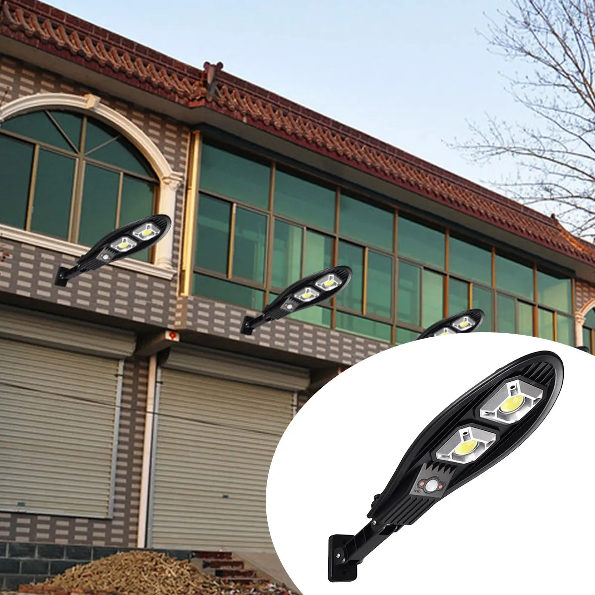 

Street Lights with Super Bright LEDs Solar Wall Light 2400mAh 12h Lighting IP65 Waterproof Motion Sensor Light