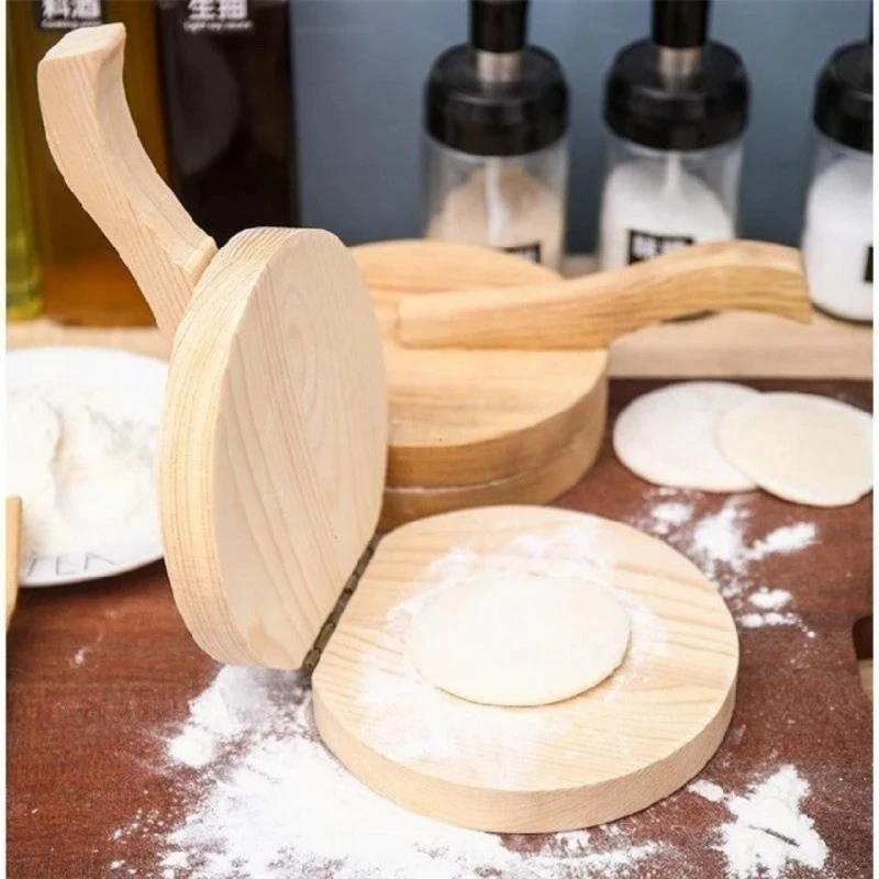 

Кондитерские пельмени кухонный инструмент прижимная быстрая пресс для пельменей из твердой древесины домашние инструменты для изготовления формы для выпечки тесто для обертывания кожи