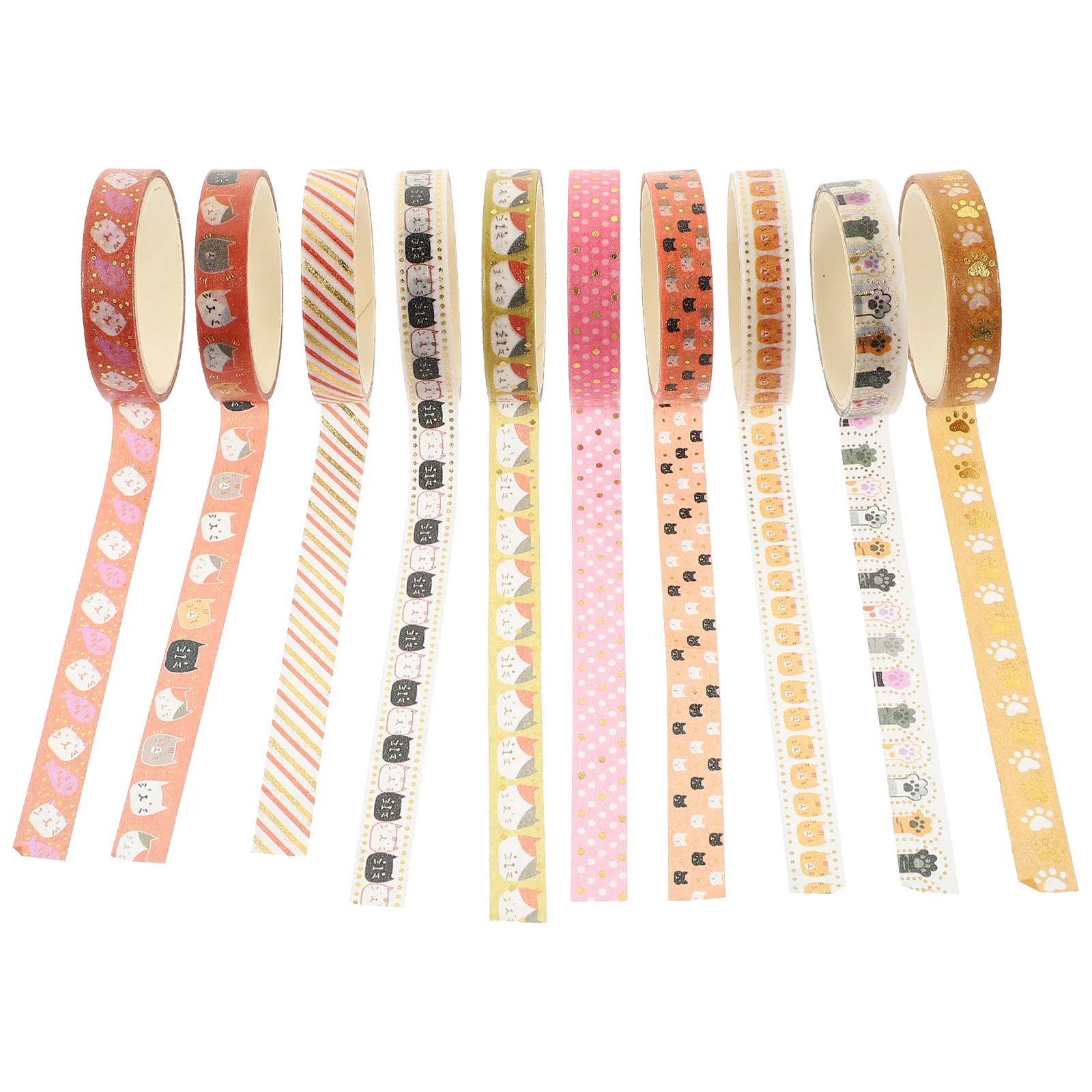 

Tape Diy Washi Scrapbook Tapes Crafts Adhesive Decorative Handbook Decors Cartoon Paper Stationery