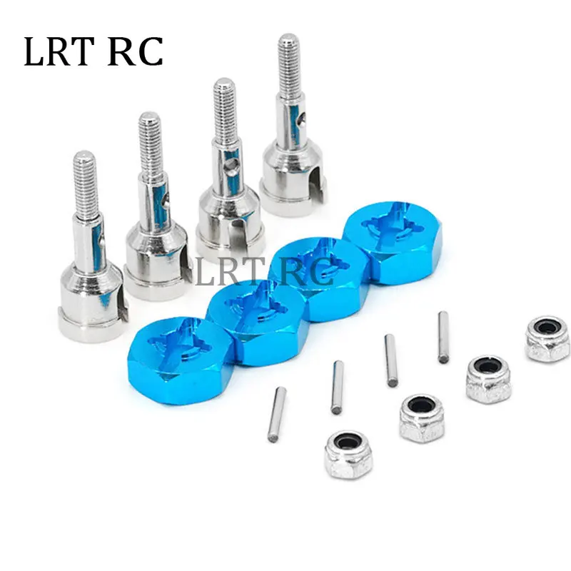 

Wheel Conversion Set Axle & 12Mm Hex Dive Hub Turn 1/10 on Road for WLtoys 1/18 A959 A969 A979 A959B A969-B RC Car Upgrade Parts