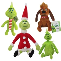 32cm greench grinchplush toy christmas green geek plush toys green geek doll spot wholesale