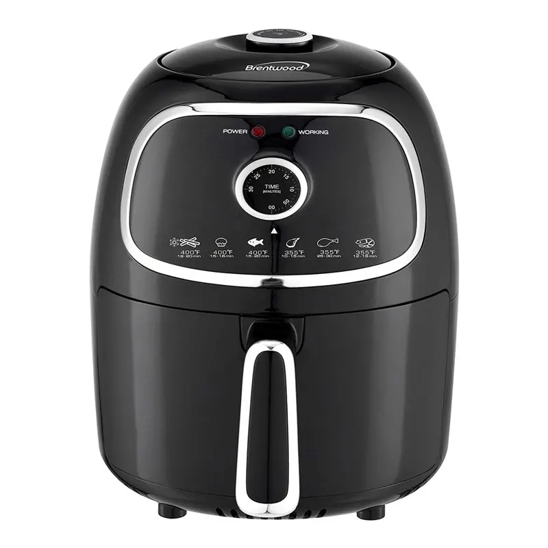 

AF-202BK 2-Quart Small Electric Air Fryer, Timer & Temp. Control For Cooking kitchen