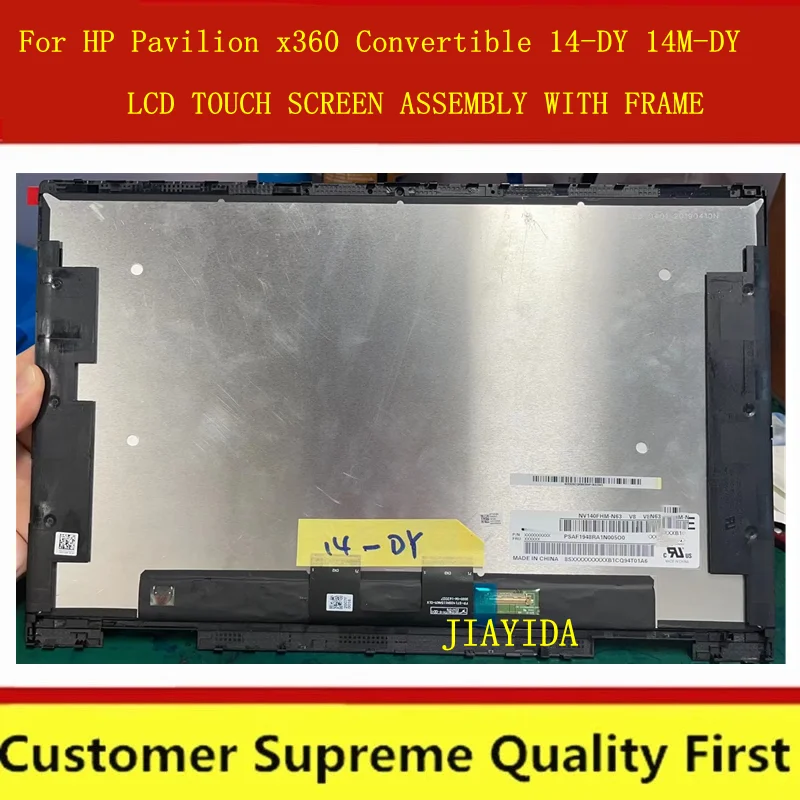 ЖК-дисплей для HP Pavilion x360 Convertible 14-DY 14M-DY ЖК-сенсорный дигитайзер в сборе с рамкой