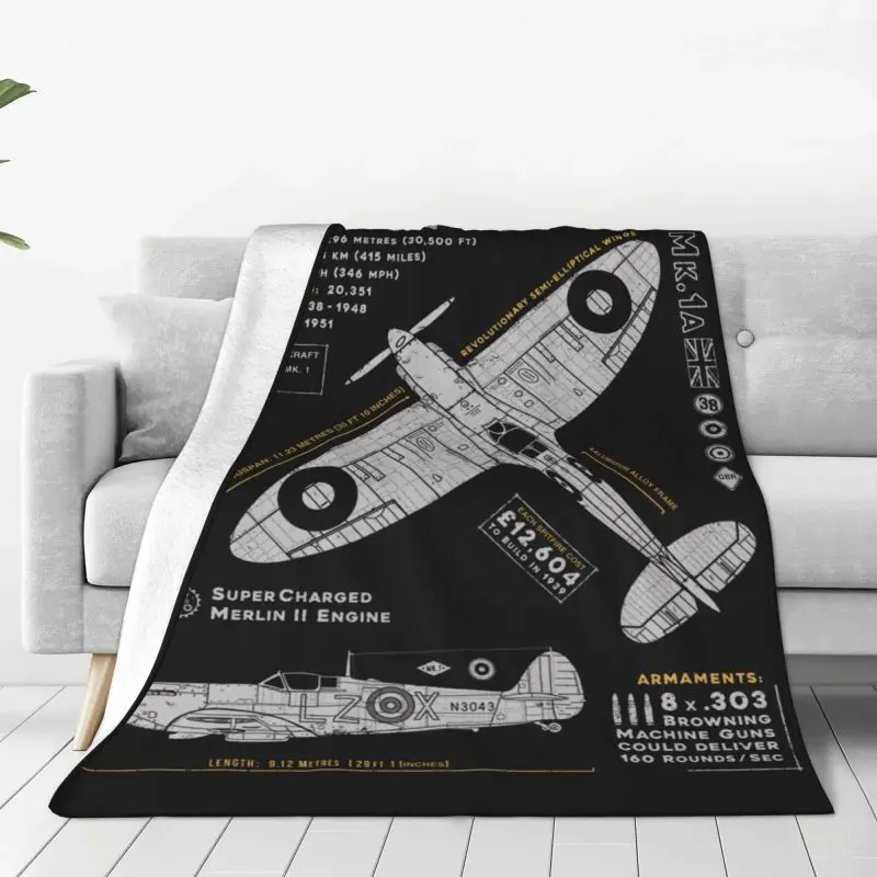 

Суперморская кружевная искусственная кожа МК, зимний боевой самолет, 2 мировая война, пилот, самолет, бросковое одеяло для кушетки, домашняя ...