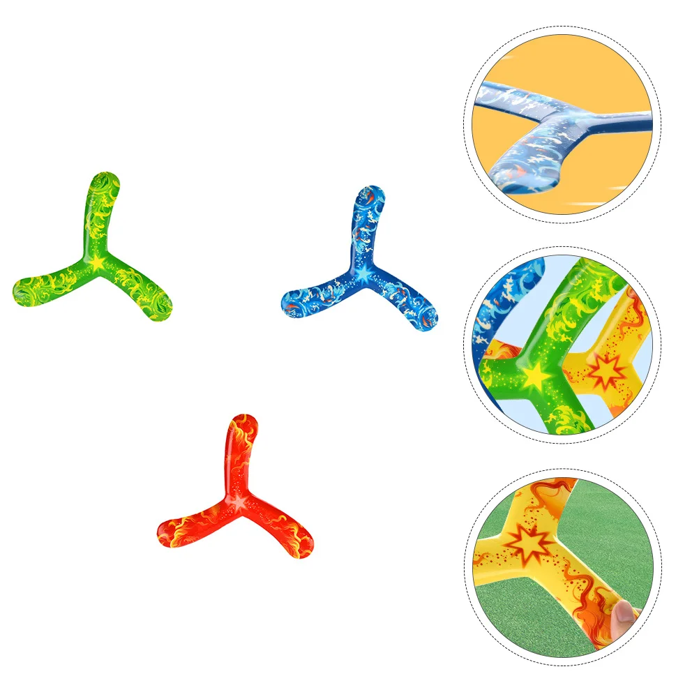

Boomerang Toy Outdoorfor Kids Equipment Flying Game Returning Maneuver Dart Throw Funny Athletes Catch Toys Novelty Classic