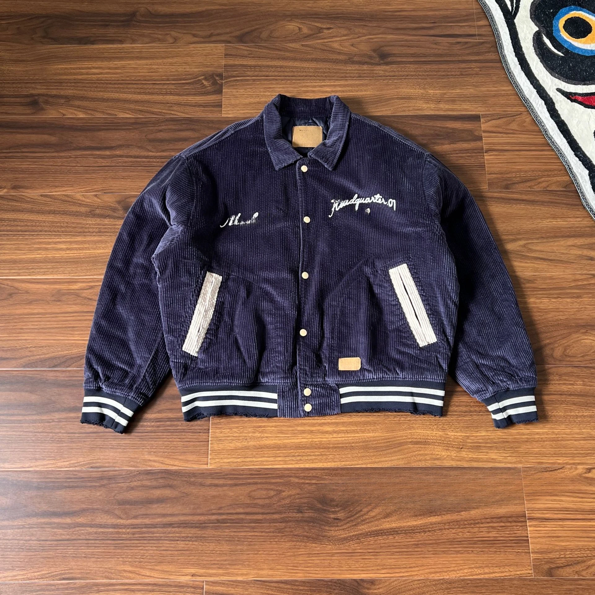 

Star Style Japanese Casual Loose Thickened Corduroy winter jacket men Streetwear Trendy Coat harajuku Korean Fashion