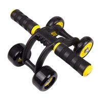 abdominal wheel four wheel mens exercise fitness equipment automatic rebound womens home artifact abdominal muscle wheel