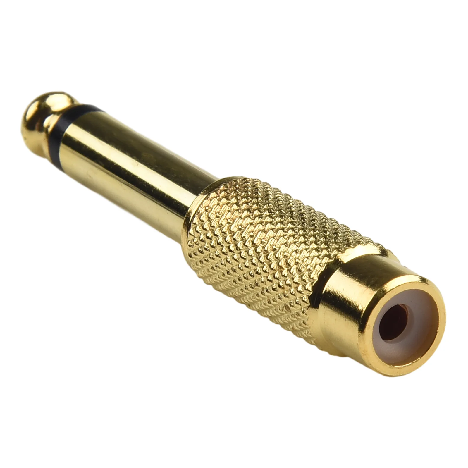 

5pcs of Gold Plated Audio Adapter Connector 635 to RCA Female Suitable for Audio Enthusiasts and Professionals
