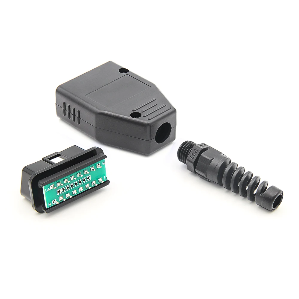 Кабель-удлинитель OBD2, универсальный 16-контактный автомобильный диагностический инструмент «сделай сам» для VW, BMW, OBD 2 разъем