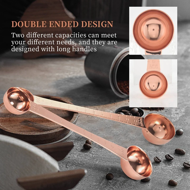 JFBL Популярные мерные ложки 2 шт. столовые с длинными ручками из нержавеющей стали