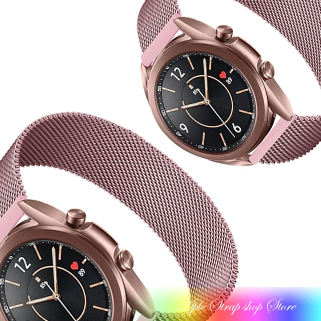 Magnetic loop band for Amazfit gts 2mini Bip/Gtr/47mm/42mm/GTR2/2e 20mm 22mm Metal watch strap Bracelet correa Amazfit bip strap