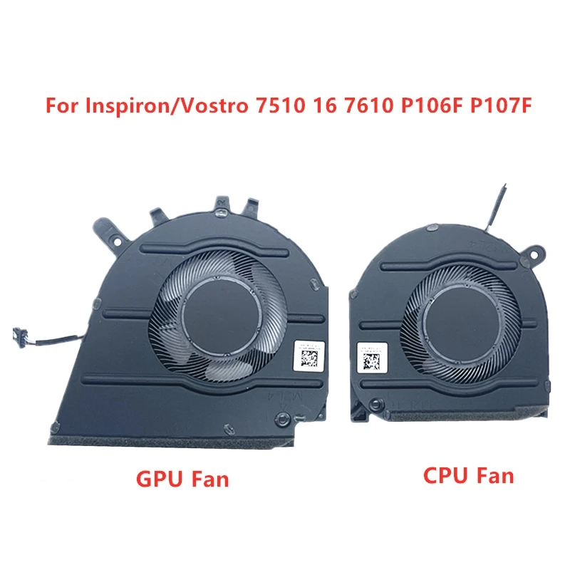 Новый оригинальный охлаждающий вентилятор для ноутбука Dell Inspiron/Vostro 7510 16 7610 P106F P107F