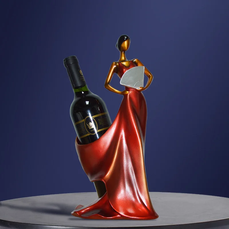 

Red Wine Rack Decoration Light Luxury High-end Modern Minimalist Living Room TV Cabinet Wine Cabinet Handicraft Wine Glass Set