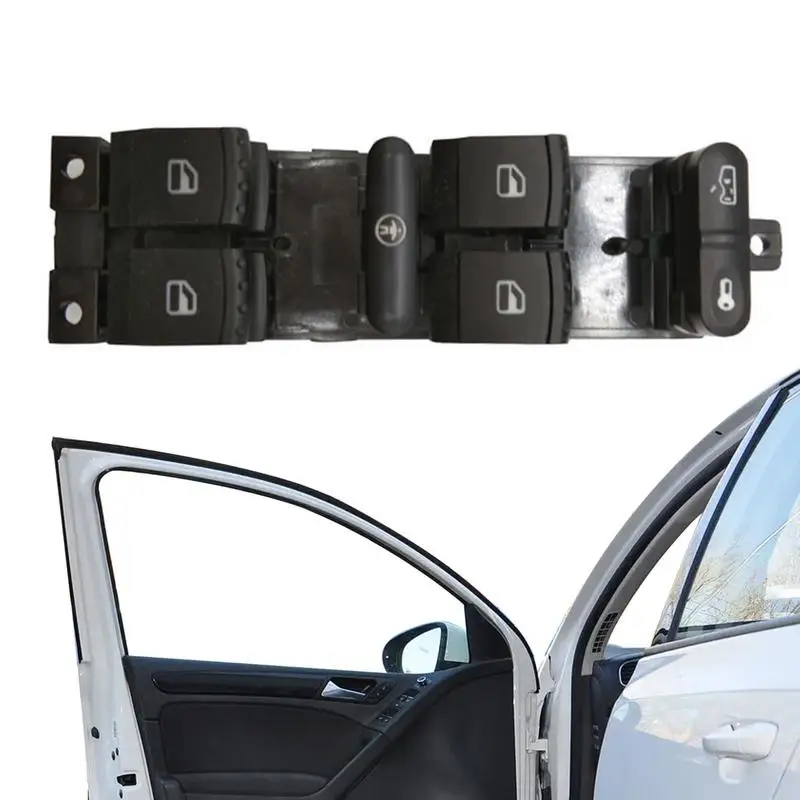 

Электрический выключатель стеклоподъемника для Volkswagen ForBora, для гольфа, автомобильный выключатель стеклоподъемника, кнопка регулятора, черное окно автомобиля