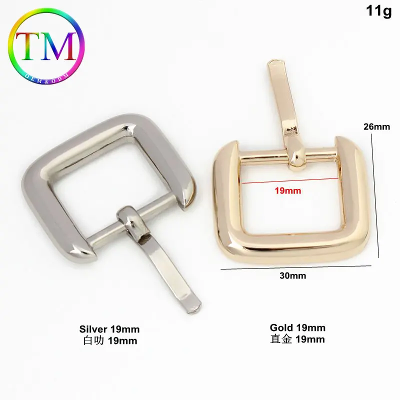 10-50Pcs High Quality Turn Buckle Flat Square Metal Pin Buckles Strap Webbing Adjustable Buckles Purse Bag Belt Accessories