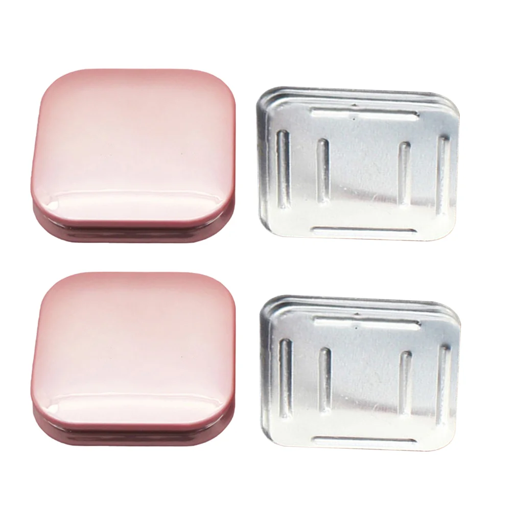 

4 Pcs Packaging Box Empty Blush Highlighter Case Magnetic Travel Containers Eyeshadow Palettes Make Up Makeup Pallets