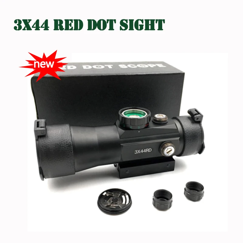 

3X44 Riflescope 11/22mm Red Dot Sight Scope Tactical Training Optics Precision Shooting for Outdoor Hunting High Precision Sight