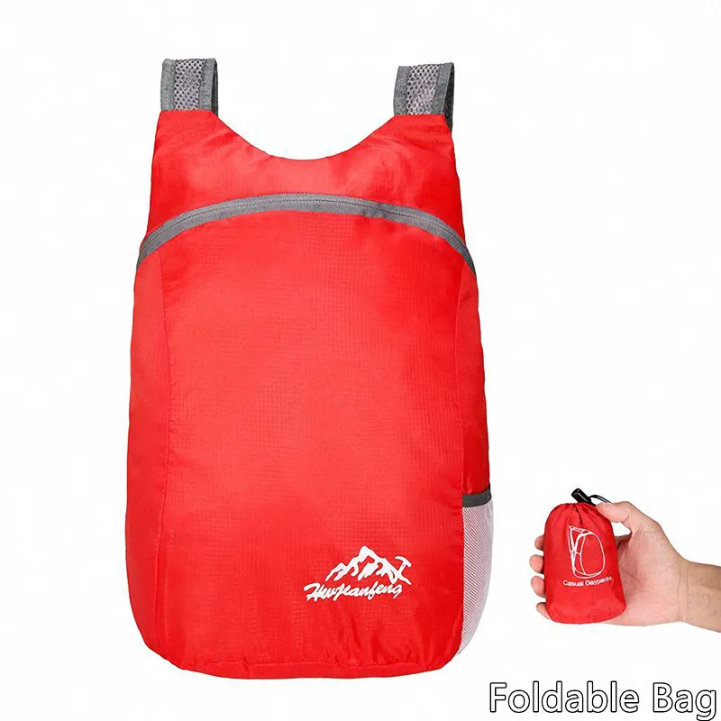 

Lightweight Outdoor Backpack Waterproof Portable Foldable Outdoor Camping Hiking Travel Daypack Leisure Sport Bags