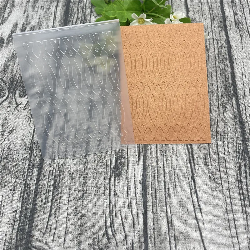 Кружевная пластиковая папка для тиснения скрапбукинга сделай сам инструмент