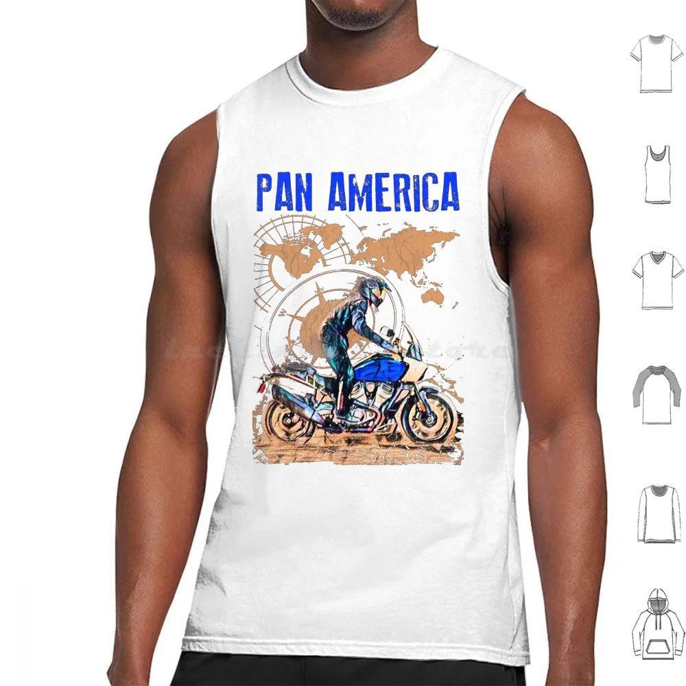 

Майка для езды на мотоцикле Pan America 1250Big Trail 2022, безрукавка для езды на мотоцикле, мотоциклетные приключения, пинетки Panamerica