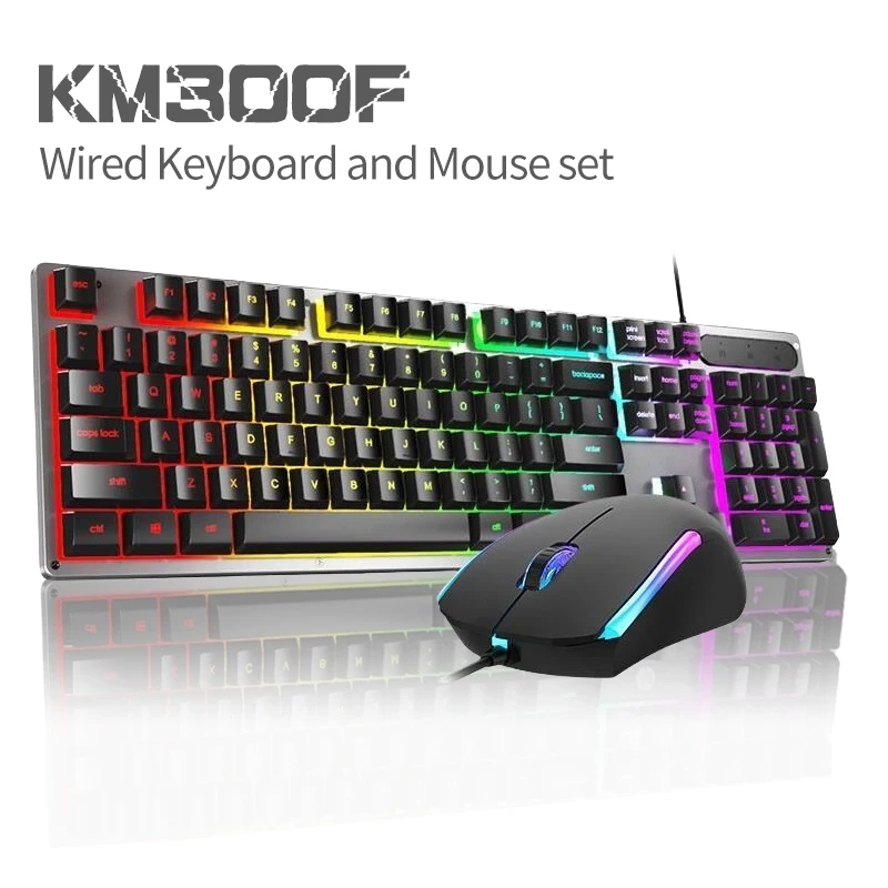 

Беспроводная клавиатура и мышь SHUIZHIXIN KM300F, игровой комплект, клавиатура 2,4G, клавиатура для ноутбука, водонепроницаемая для HP, офисных ПК, геймеров