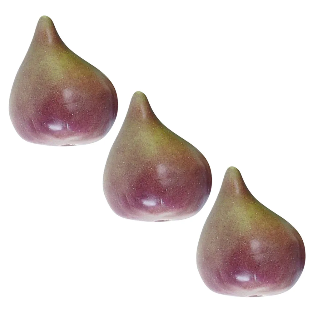 

3Pcs Home Kitchen Table Decorations Fake Fruit Artificial Fruit for Party Decor Showcase Home