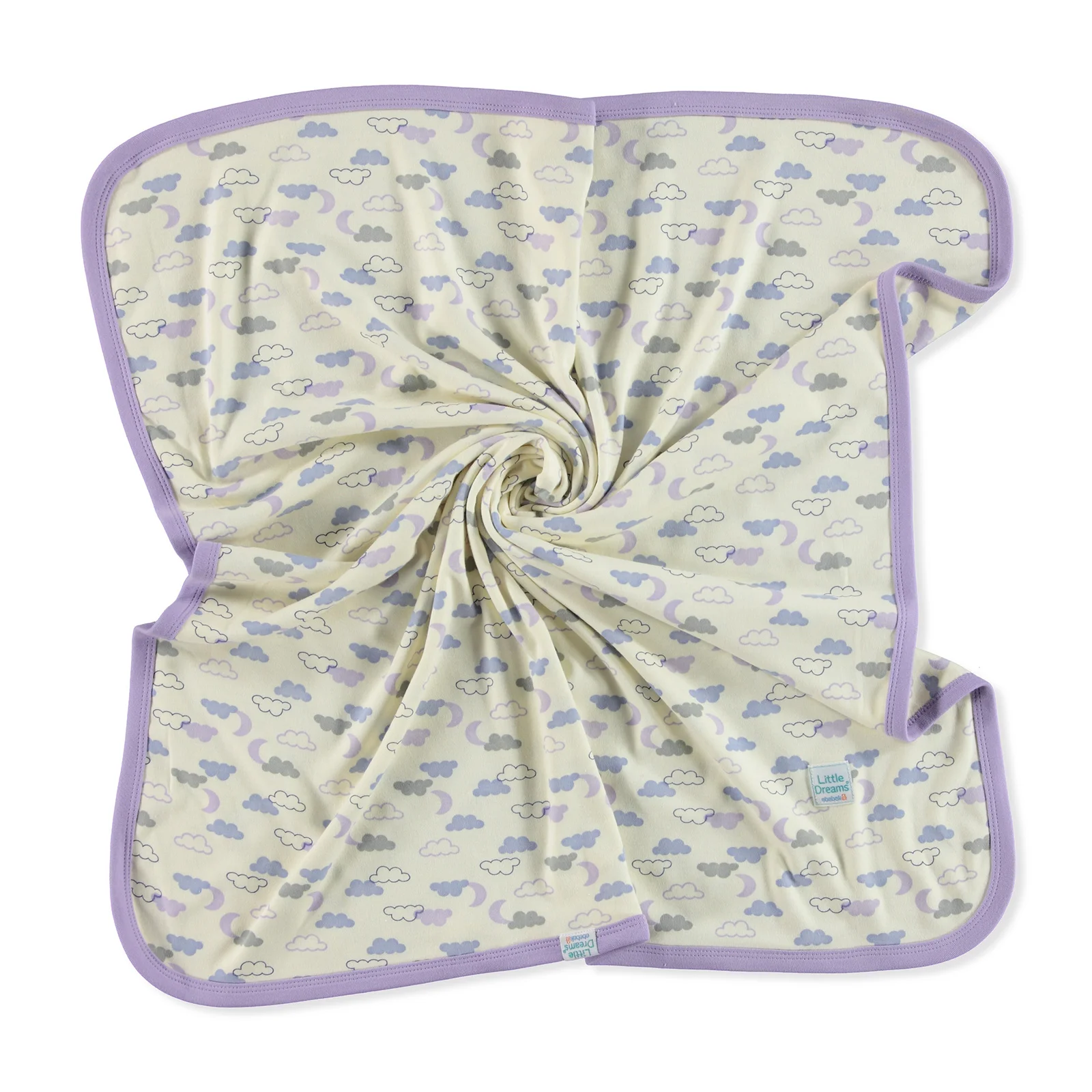 

Двухслойное одеяло ebebek Little Dreams Cloud 80x80