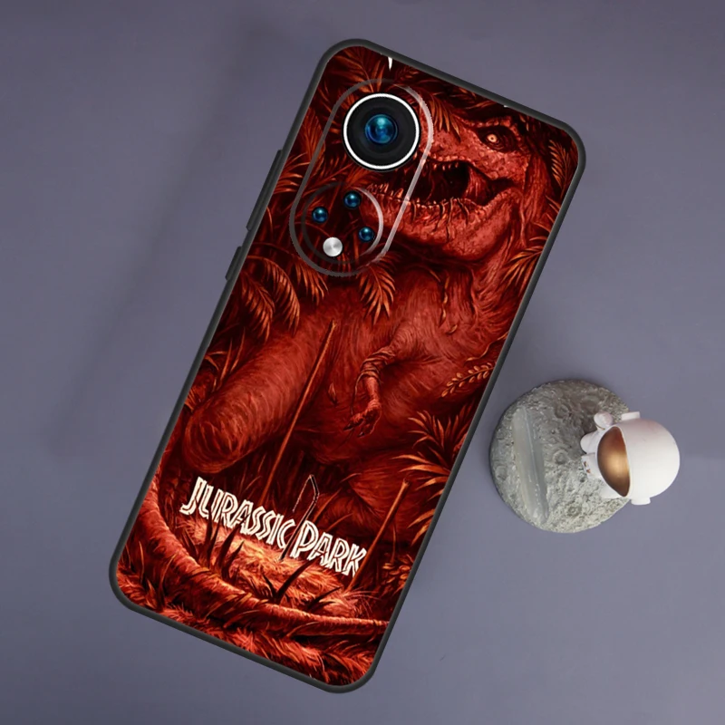 Фото Чехол с динозавром парка Юрского периода для Huawei Honor Magic 5 Lite 70 50 X8 X9 a P20 P30 P40 P50 P60 Pro P Smart Nova 9 5T №3