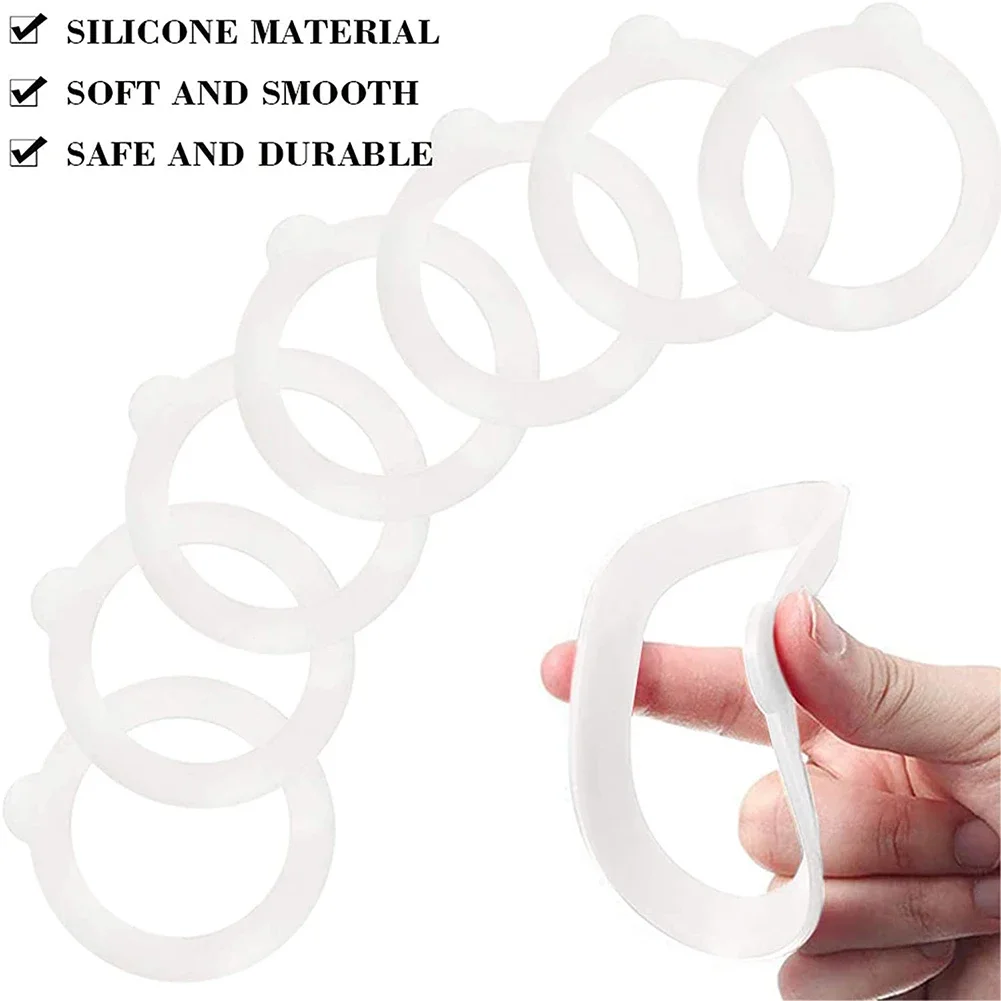 10 шт. силиконовые прокладки для банок сменные герметичные резиновые