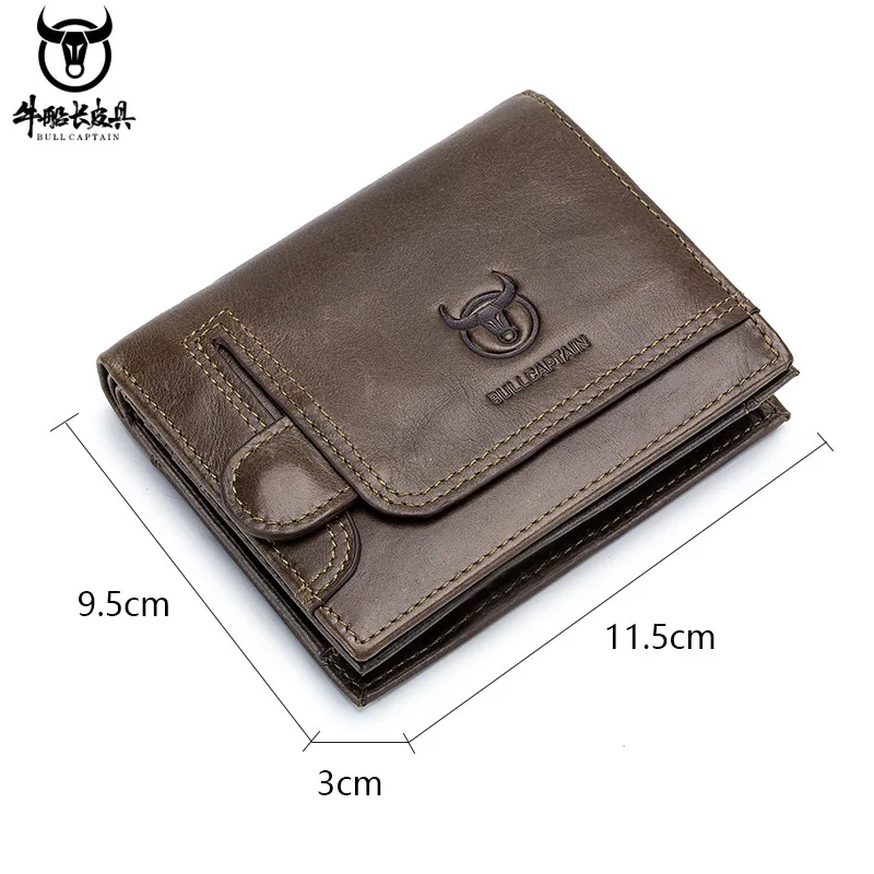 Cowhide Leather Genuine Leather Multifunctional Small Driver&Slicense Coin Purse Photo Card Package Wallet for Man